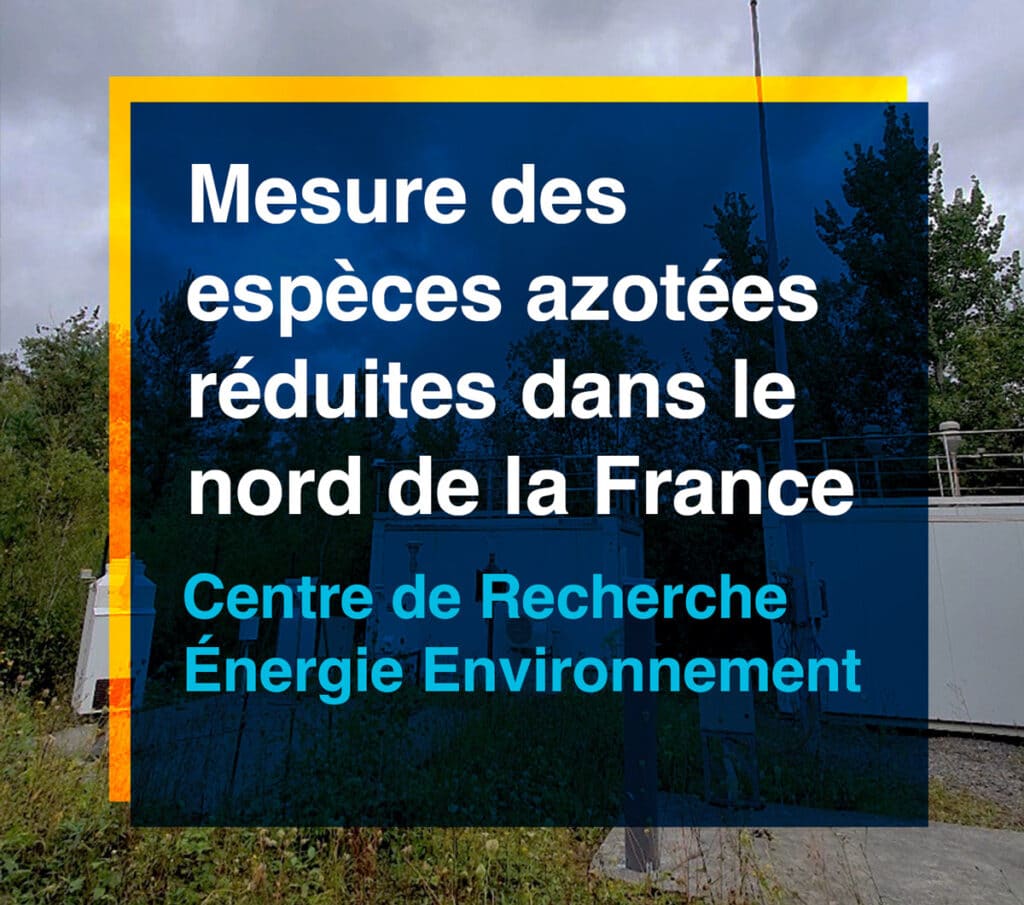 Lancement d’une campagne de mesure des espèces azotées réduites