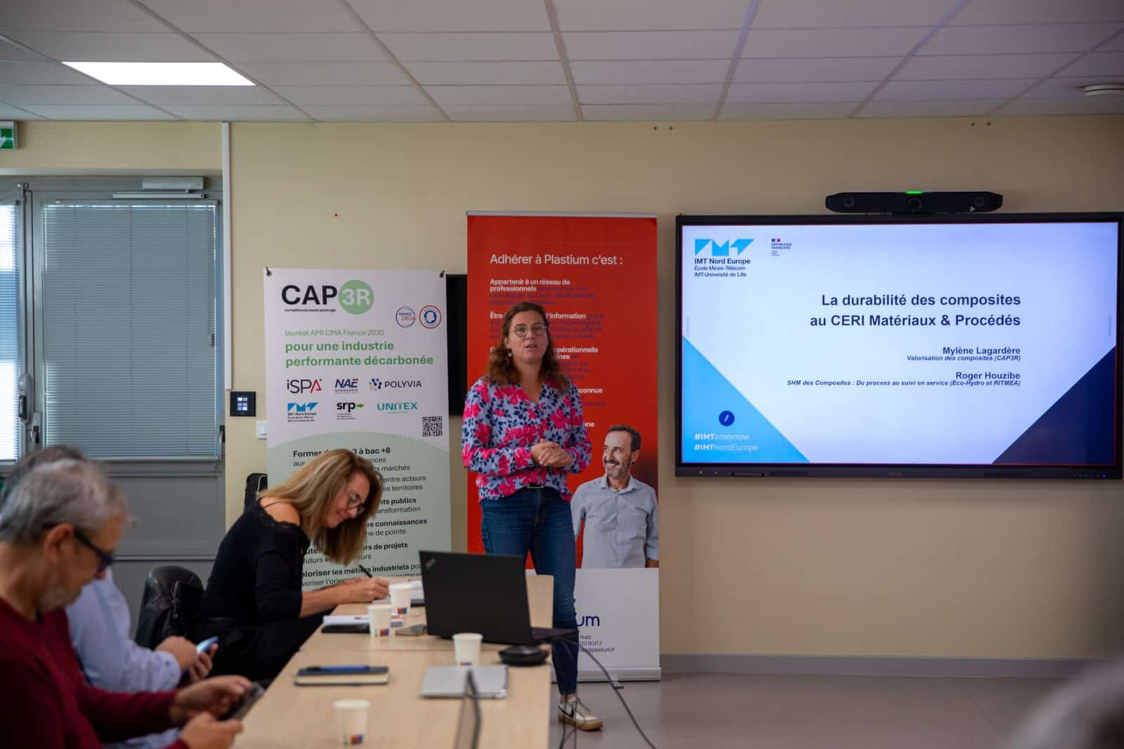 IMT Nord Europe a accueilli  la journée technique « Composite durable » co-organisée par Plastium, i-Trans et IPC